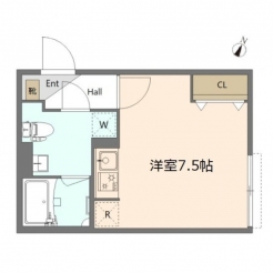 toggle白金高輪の間取り図