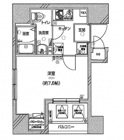 ディアレイシャス王子神谷の間取り図