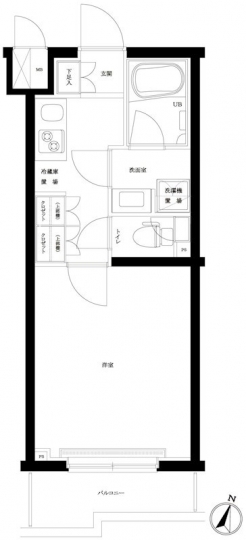 ルーブル板橋泉町弐番館の間取り図