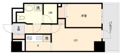 ドゥーエ幡ヶ谷の間取り図