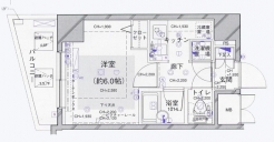 パレステュディオ渋谷ＥＡＳＴの間取り図