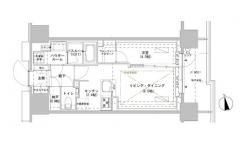 パークスフィア牛込神楽坂の間取り図