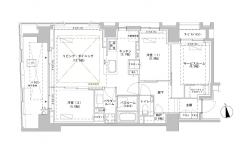 パークスフィア牛込神楽坂の間取り図