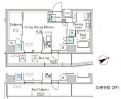 プリマリード南青山の間取り図