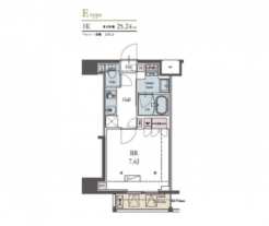 LUXENA YOKOHAMA TSURUMIⅡの間取り図