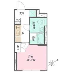 Fika大井町の間取り図