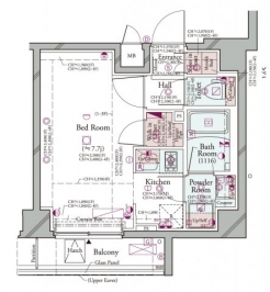 コンシェリア大森 ＴＨＥ ＲＥＳＩＤＥＮＣＥの間取り図