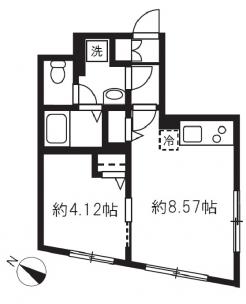 エルファーロ大塚Ⅳの間取り図