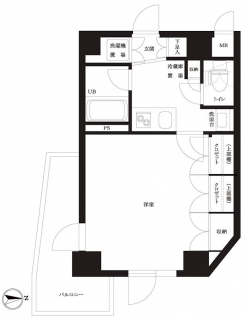 ルーブル高田馬場参番館の間取り図