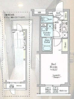 アイル プレミアム西新宿の間取り図