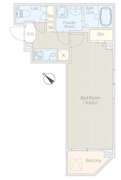 ＮＯＮＡ　ＰＬＡＣＥ渋谷富ヶ谷Ａｎｎｅｘの間取り図