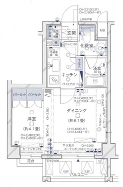 パレステュディオ代々木の間取り図