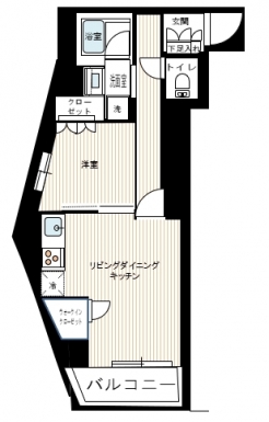 セジョリ新宿西落合の間取り図