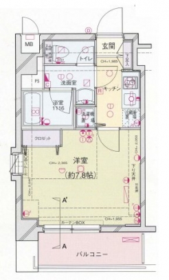 パレステュディオ御茶ノ水湯島駅前の間取り図