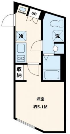 AGRATIO武蔵小山の間取り図