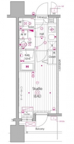 グランド・ガーラ川崎の間取り図