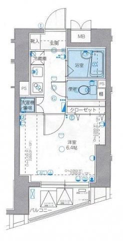 菱和パレス銀座東の間取り図