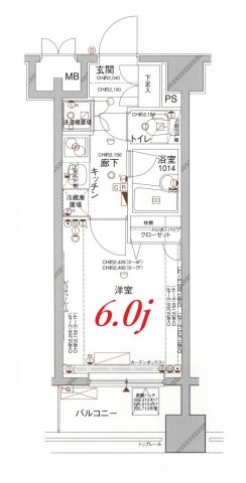 コンシェリア大森山王の間取り図