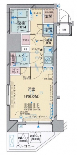 パレステュディオ立教通りの間取り図