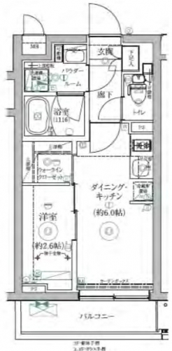 RELUXIA三軒茶屋の間取り図