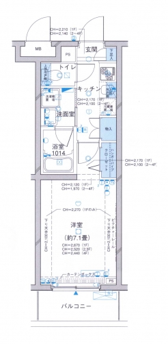 パレステュディオ音羽の間取り図