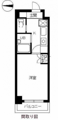 スカイコート新大塚の間取り図