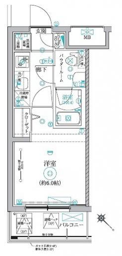 RELUXIA横濱鶴見Ⅱの間取り図