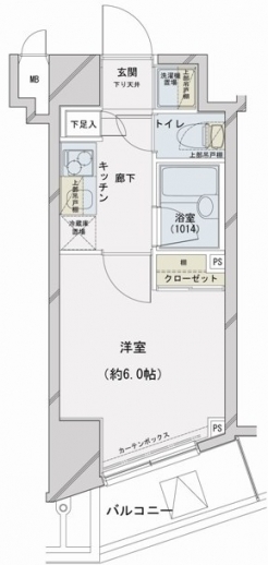 コンシェリア文京根津の間取り図