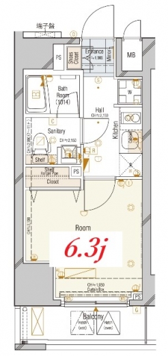 コンシェリア品川中延の間取り図