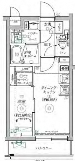 RELUXIA三軒茶屋の間取り図