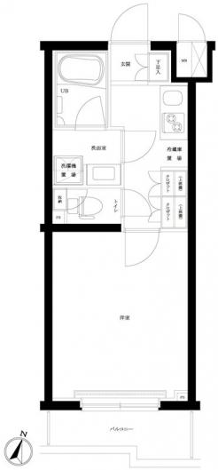 ルーブル板橋泉町弐番館の間取り図