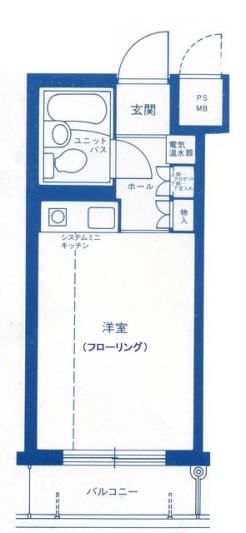 センチュリー西久保の間取り図