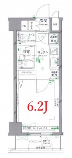 パレステュディオ渋谷ＷＥＳＴの間取り図