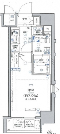 Le’a横濱戸部駅前の間取り図