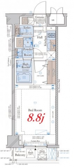 コンシェリア目黒 ＴＨＥ ＲＥＳＩＤＥＮＣＥの間取り図