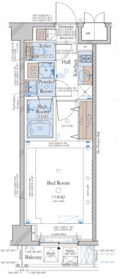 コンシェリア目黒 ＴＨＥ ＲＥＳＩＤＥＮＣＥの間取り図