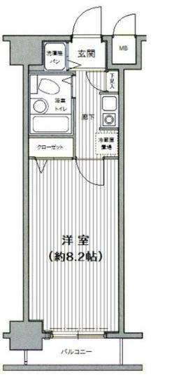 ガラ・ステージ日本橋の間取り図