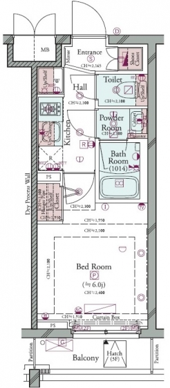 コンシェリア横濱山手 ＴＨＥ ＲＥＳＩＤＥＮＣＥの間取り図