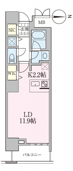 ロイヤルパークスタワー南千住の間取り図