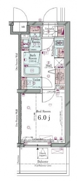 コンシェリア横濱元町 ＴＨＥ ＲＥＳＩＤＥＮＣＥの間取り図