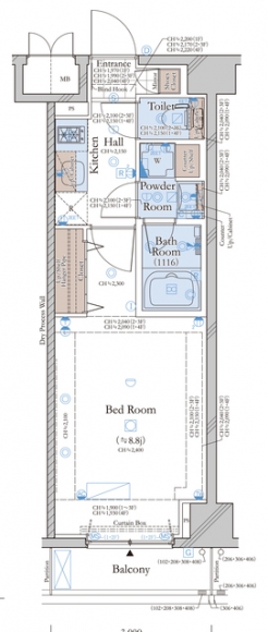 コンシェリア目黒 ＴＨＥ ＲＥＳＩＤＥＮＣＥの間取り図