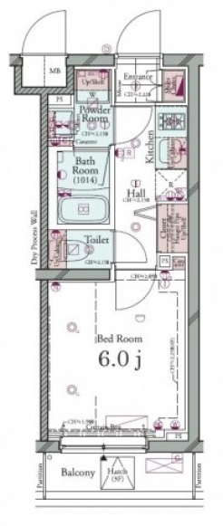 コンシェリア横濱元町 ＴＨＥ ＲＥＳＩＤＥＮＣＥの間取り図