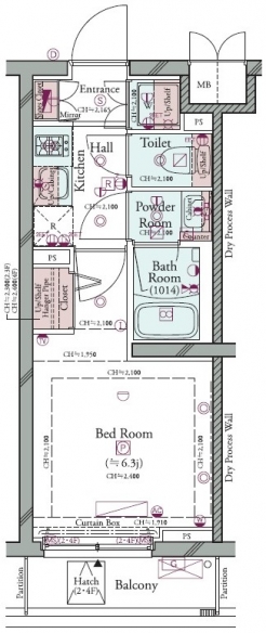 コンシェリア横濱山手 ＴＨＥ ＲＥＳＩＤＥＮＣＥの間取り図