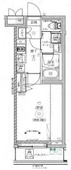 RELUXIA三軒茶屋の間取り図