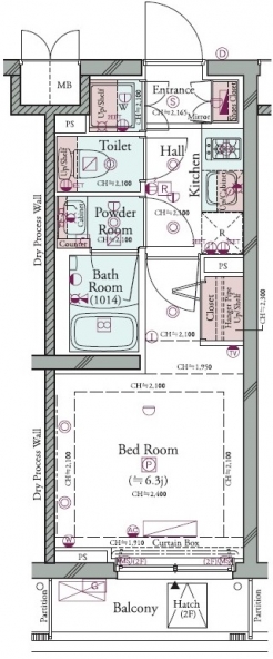 コンシェリア横濱山手 ＴＨＥ ＲＥＳＩＤＥＮＣＥの間取り図