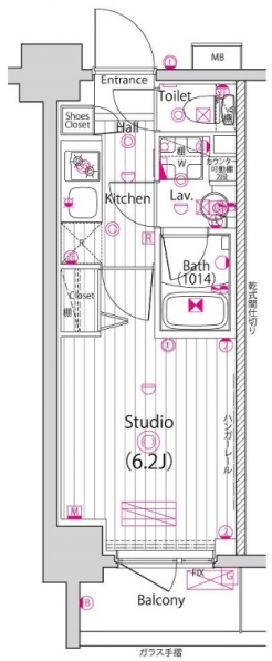 グランド・ガーラ横浜の間取り図