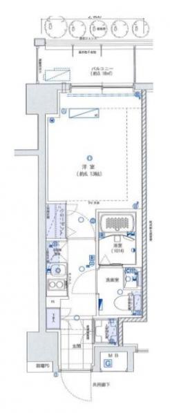 グランリーヴェル横濱Premierの間取り図