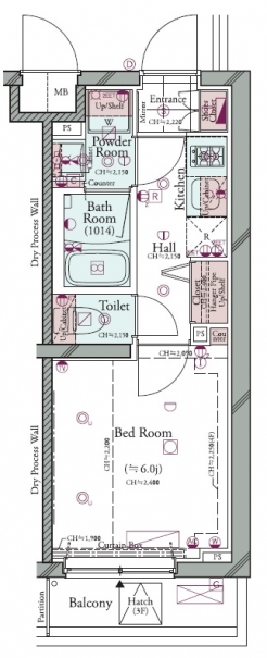 コンシェリア横濱元町 ＴＨＥ ＲＥＳＩＤＥＮＣＥの間取り図