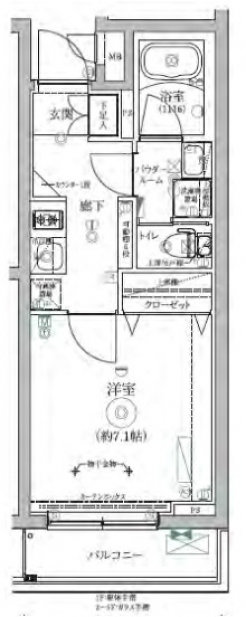 RELUXIA三軒茶屋の間取り図