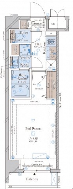 コンシェリア目黒 ＴＨＥ ＲＥＳＩＤＥＮＣＥの間取り図